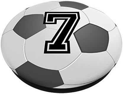 Futbol Topu Futbol Oyuncu Forması Numarası 7 / Futbol Hediyeleri PopSockets PopGrip: Telefonlar ve Tabletler için