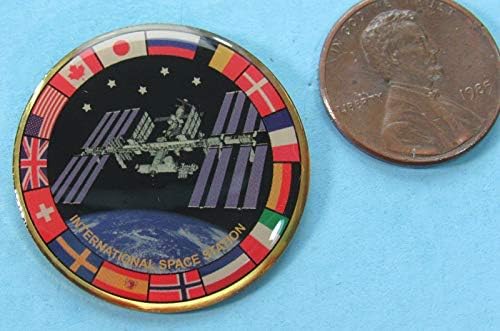 Pın Uluslararası Uzay İstasyonu ISS ülke bayrakları logosu-NASA