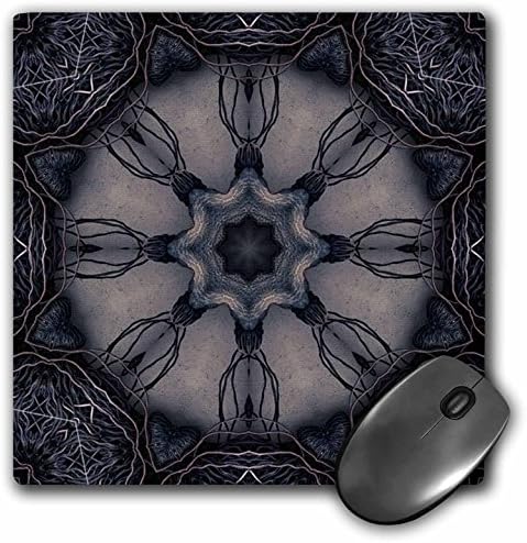 3dRose LLC 8 x 8 x 0,25 inç Mouse Pad, Koyu Gotik Süsleme 3 (mp_42439_1)