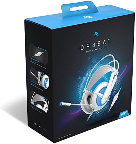 Sentey Gaming Headset Mikrofon Orbeat beyaz Gs-4440 Audiophile Seviye Stereo Kulaklıklar için PC, MAC ve Tüm Analog