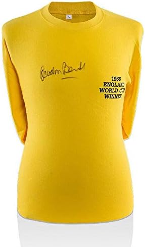 Gordon Banks İmzalı Sarı Gömlek - 1966 Dünya Kupası Galibi İmzalı Forma-İmzalı Futbol Formaları