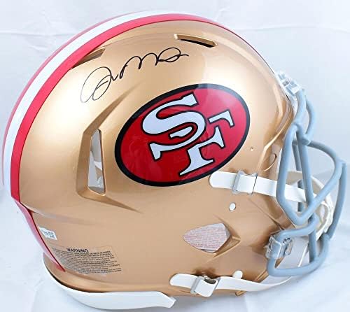 Joe Montana İmzalı San Francisco 49ers F / S 64-95 Hız Otantik Kask-Fanatikler-İmzalı NFL Kaskları