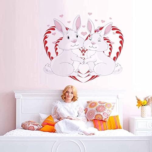 Tavşan Paskalya Ev Yatak Odası Karikatür Sticker Odası Çocuk Duvar çıkartmaları Çıkartması Duvar Sticker Çocuk Duvar
