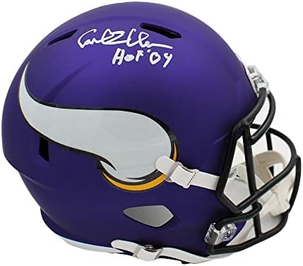 Carl Eller, Minnesota Vikings Speed Tam Boy NFL Kaskını HOF 14 Yazılı İmzalı NFL Kasklarıyla İmzaladı