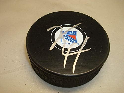 Kevin Hayes İmzalı New York Rangers Hokey Diski İmzalı 1A İmzalı NHL Diskleri