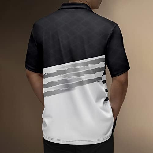 RTRDE erkek polo gömlekler Yaz Kuru Fit Performans Mikro Elastik Kısa Kollu golf gömlekler