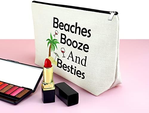 Kadınlar için Plaj Hediyeleri Arkadaşlar Makyaj Çantası Plaj Sevgilisi Hediyeler Kozmetik Çantası Komik Tatil Hediyesi