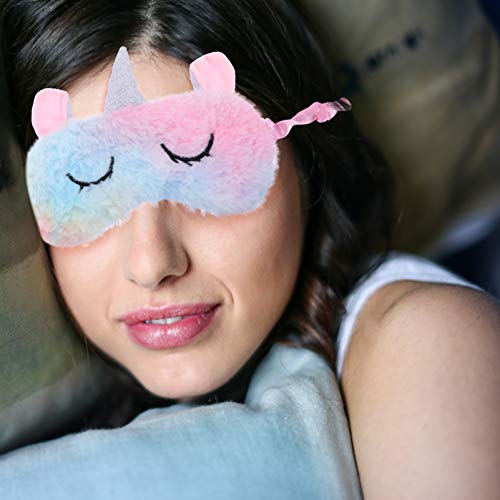 VALİCLUD çocuk maskesi Çocuk Maskesi Yılbaşı Hediyeleri uyku siperliği Peluş 3D Karikatür ışık engelleme göz kapağı