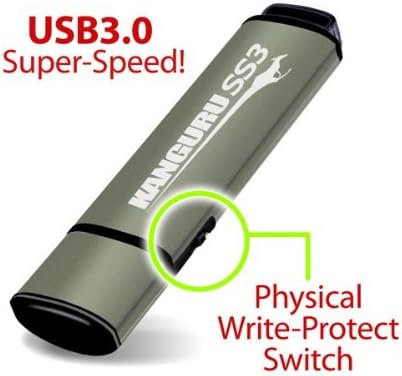 Kanguru SS3 Fiziksel Yazma Koruma Anahtarlı USB 3.0 Flash Sürücü (KF3WP-64G)