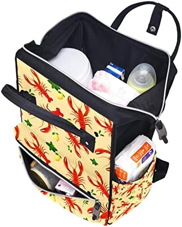 Istakoz Deniz Ürünleri Nane Maydanoz Limon Zeytin bebek bezi çantası Sırt Çantası Bebek Bezi Değiştirme Çantaları