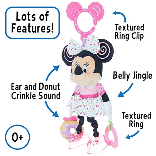Disney Bebek Minnie Mouse Hareket Halindeyken Aşağı Çekin Aktivite Oyuncak