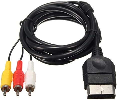 1.8 m 6ft Karmaşık AV Ses Video Kablosu Bileşen Kablosu RCA Xbox Klasik Bir araba için Uygun