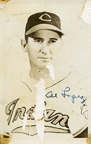 Al Lopez İmzalı 3x5 Kartpostal-MLB Kesim İmzaları