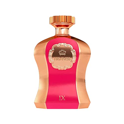 Unisex Eau de Parfum Sprey için Afnan Majesteleri IX Bordo, 3,4 Ons