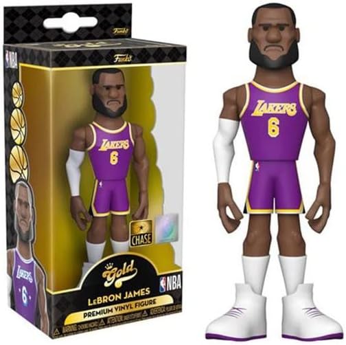 Funko Pop! Altın NBA: Lakers-Lebron James (Şehir) 5 Kovalamaca ile (Stiller Değişebilir)