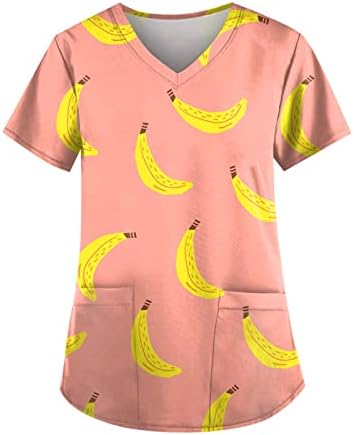 Tarih Gece Artı Boyutu T Shirt Kadın Noel Kısa Kollu Retro V Boyun Gömlek Polyester Cep Serin Baggy