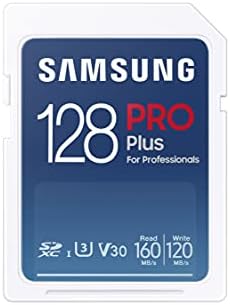 SAMSUNG PRO Plus SD Tam Boyutlu SDXC Kart Artı Okuyucu 128 GB, (MB-SD128KB / AM, 2021)