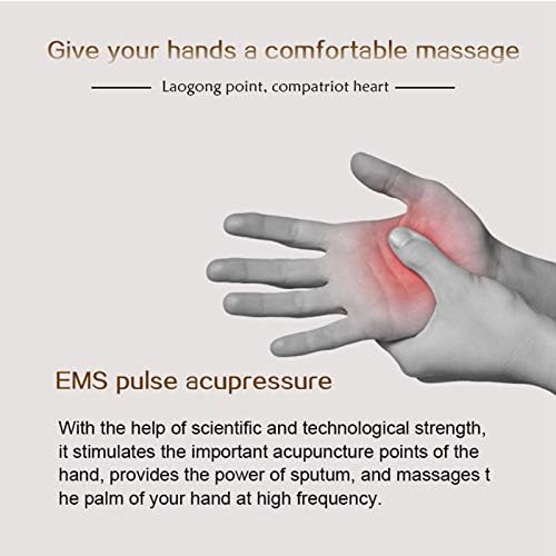 Isı ile YUYTE el masaj aleti, elektrikli el masaj aleti akupunktur noktası yorgunluk ağrı kesici ısı palmiye masajı