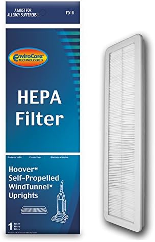 EnviroCare Yedek Premium HEPA Elektrikli Süpürge Filtresi uyacak şekilde Tasarlanmıştır Hoover Windtunnel Kendinden
