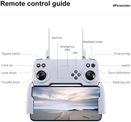 Drone ile 1080 p HD Kamera, FPV Kamera Drone mini Katlanabilir Uzaktan Kumanda Oyuncaklar Hediyeler İçin Erkek Kız
