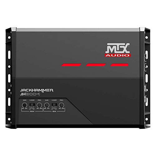MTX Ses JH3004 Jackhammer Serisi 300W 4 Kanallı AB Sınıfı Araç ses Amplifikatörü
