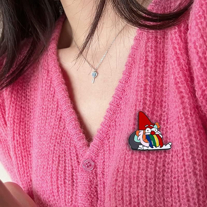 4 Adet Noel Broş Pins Seti Kadınlar Kızlar için Noel Tema Bildirimi Noel Ağacı Gökkuşağı Cüce Noel Baba Şapka Zarif