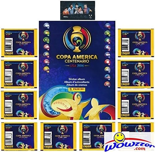 Panini Copa America Centenario ÖZEL KOLEKSİYONCU PAKETİ, 80 Yepyeni Çıkartma ile 64 Sayfalık Koleksiyoncu Albümü