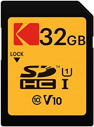 Kodak 32GB Sınıf 10 UHS - I U1 SDHC Hafıza Kartı (10'lu Paket) Hepsi Bir Arada Yüksek Hızlı USB 2.0 Kart Okuyuculu