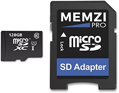 MEMZİ PRO 128 GB Sınıf 10 80 MB/s Mikro SDXC Hafıza Kartı SD Adaptörü ile Sony Xperia Z Serisi için Cep Telefonları