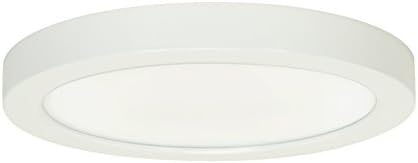 Satco S29336 Geçişli LED Gömme Montajlı Beyaz Kaplama, 9,00 inç, 9 inç