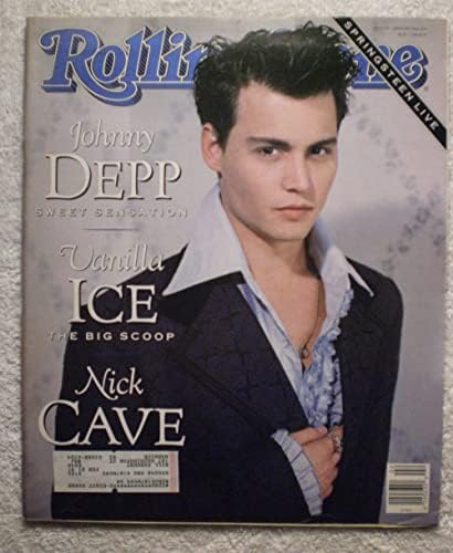Johnny Depp - Yuvarlanan Kaya Dergisi - 595-10 Ocak 1991-Vanilyalı Buz, Nick Mağarası makaleler