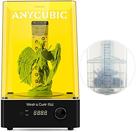 ANYCUBIC Yıkama Kürleme Makinesi Plus, 2'si 1 Arada Büyük UV Yıkama ve Kürleme Kutusu Foton Mono X LCD SLA DLP 3D