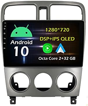 9 Android 10 Dash Araba Stereo Radyo Subaru Forester SG 2002 03 04 05 06 07 08 GPS navigasyon başkanı Ünitesi Carplay
