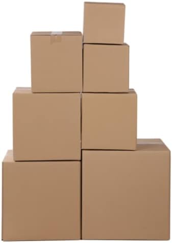 100 oluklu kağıt ambalaj kutuları, nakliye kutuları, küçük nakliye kutuları, nakliye için kullanılan karton kutular,