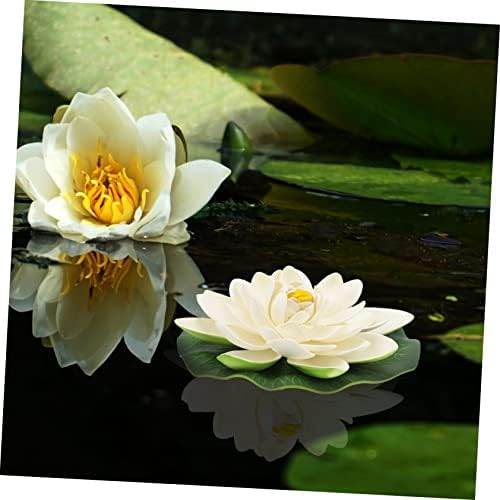 Yardwe 7 adet İmitasyon Lotus Buda Yapay Akvaryum Yapay Bitkiler Düğün Süslemeleri için Balık Tankı Hideaway Akvaryum