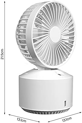 BIGTREE USB Taşınabilir Mini Misting Fan, masaüstü Masa Fanı ile 350 ML Büyük Su Tankı, Soğutma Misting Fan için Çalışma,