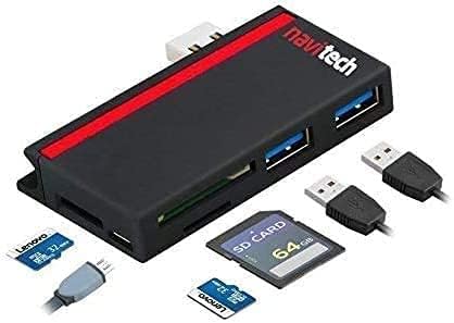 Navitech 2 in 1 Dizüstü/Tablet USB 3.0/2.0 HUB Adaptörü/mikro usb Girişi ile SD / Mikro USB kart okuyucu ile Uyumlu
