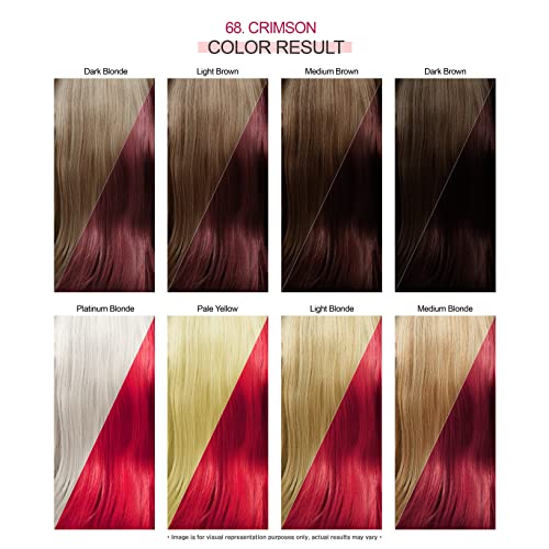 Adore Yarı Kalıcı Saç Rengi 068 Kırmızı 4 Ons (118ml) (2'li Paket)