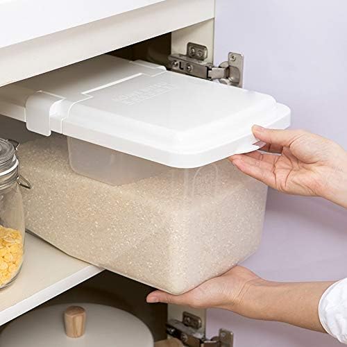LKYBOA 5kg Pirinç saklama kutusu Tahıl Tahıl Dağıtıcı kapaklı gıda Organizatör Konteyner Mutfak Depolama Mühürlü Pirinç