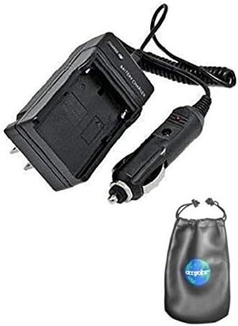 Amsahr C-CGRS101E Dijital Yedek Mini Pil Seyahat Şarj Cihazı Panasonic CGR-S101E, CGAS101A, CGAS101A Lens Aksesuarları