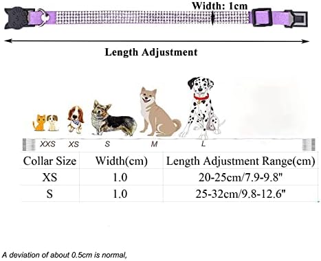 ZXDY 2 Ayarlanabilir Boyut Kravatlı Kişiselleştirilmiş Beyaz Yapay Elmas Kedi Tasmaları Metal Tokalı Kız Kedi Tasması