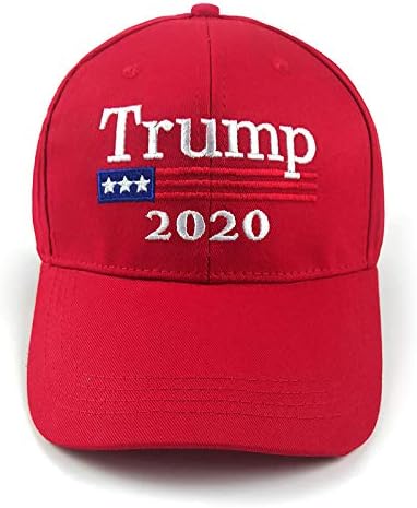 MIZAEINV Amerika Büyük 2020 Şapka Bayrağı Nakış Ayarlanabilir Gömme Trump Pence beyzbol şapkası