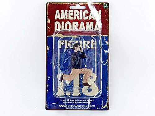 Yarış Günü 2 Heykelcik IV 1/18 Ölçekli Modeller için Amerikan Diorama 76298