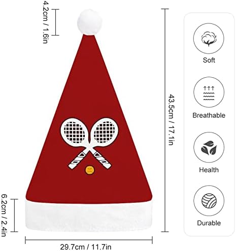 Tenis Noel şapka yumuşak peluş Santa Cap komik Beanie Xmas yeni yıl şenlikli parti için seviyorum