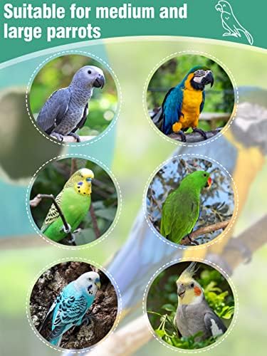 MEWTOGO Kış Sıcak Kuş Yuva Evi-Kafes için Büyük Kuş Yatağı, Amerika Papağanları, Afrika Grileri, Papağanları, Muhabbet