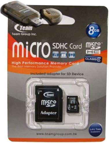 8GB Turbo Sınıf 6 microSDHC Hafıza Kartı. Samsung Finesse R810 için Yüksek Hız R 810, ücretsiz SD ve USB Adaptörleriyle