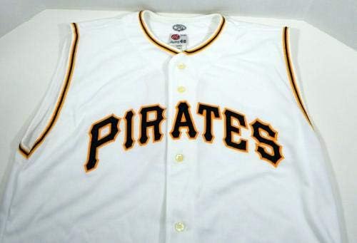 2000-03 Pittsburgh Pirates 3 Oyun Verilmiş Beyaz Yelek Forması TBC PİTT32874 - Oyun Kullanılmış MLB Formaları