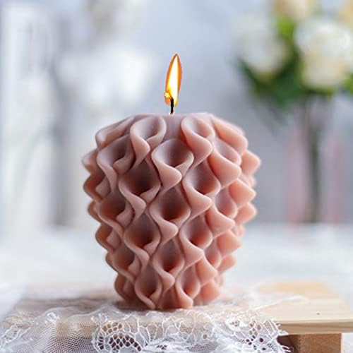 3D Sabah Zafer Çiçek Tasarım Mum Kalıp Girdap Heykel Ayağı Mum Sabun silikon kalıp Fondan çikolatalı kek Şeker Pişirme