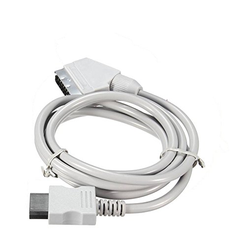 RGB Scart HD TV AV uzatma kablosu Kablosu Nintendo Wii Konsolu için 1.8 m