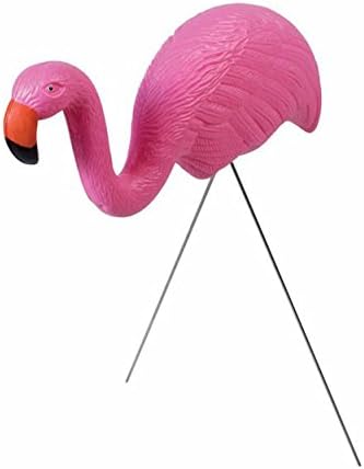 PMU Luau Küçük Flamingo Çim Dekoru-16 İnç Boyunda Pkg/12